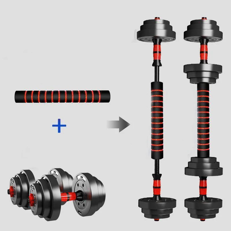 Adjustable Dumbbell-Barbell Set