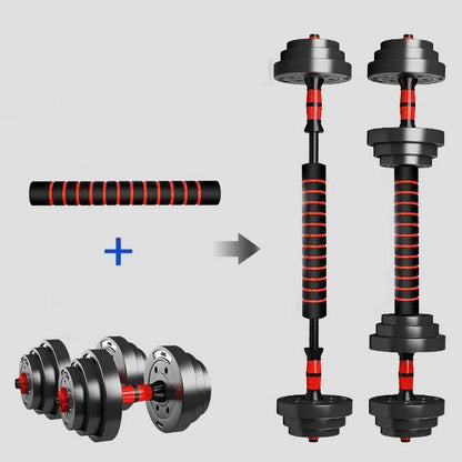 Adjustable Dumbbell-Barbell Set