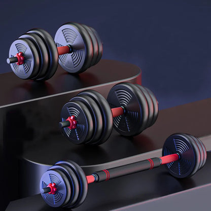 Adjustable Dumbbell-Barbell Set
