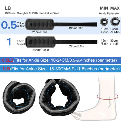 Adjustable Ankle Weights