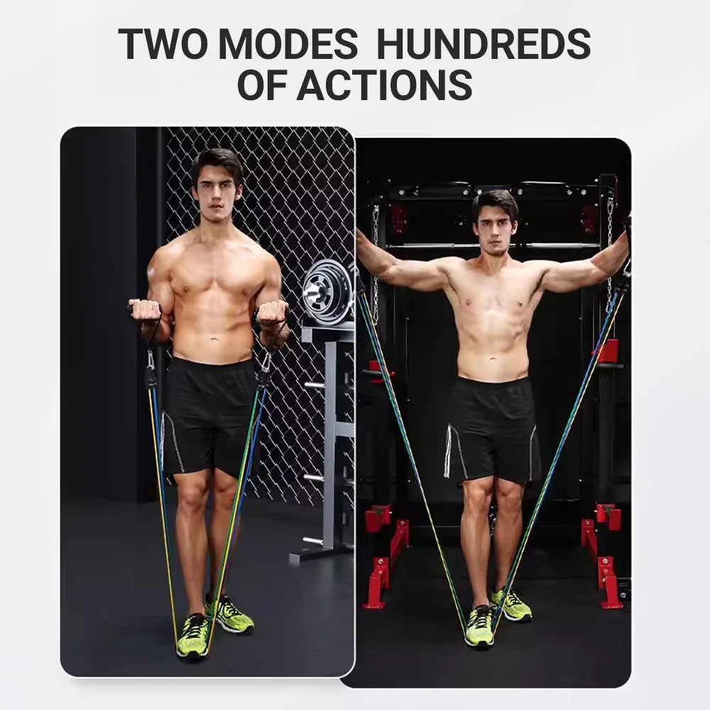 Pull Rope Resistance Bands Set
