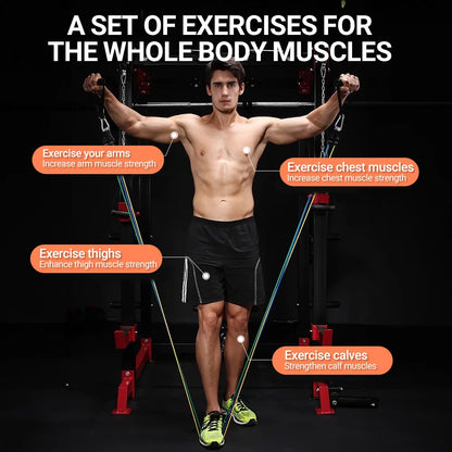 Pull Rope Resistance Bands Set